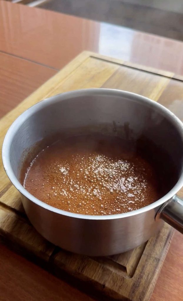 thickened glaze for The Best Char Siu Pork (Red BBQ Pork) recipe by Sam Low