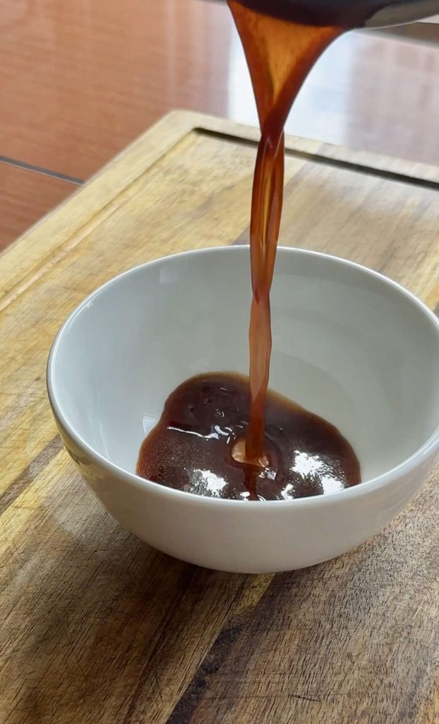 cooling glaze for The Best Char Siu Pork (Red BBQ Pork) recipe by Sam Low