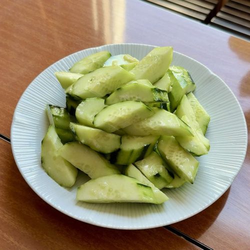 Quick and Easy Chinese Garlicky Cucumber Salad Image by Sam Low
